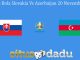 Prediksi Bola Slovakia Vs Azerbaijan 20 November 2019