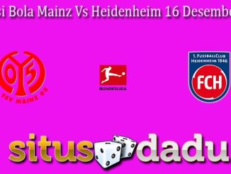 Prediksi Bola Mainz Vs Heidenheim 16 Desember 2023